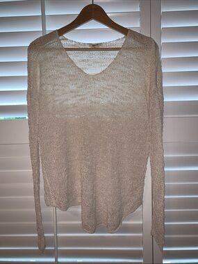 Helmut Lang Open Knit Top - Cream